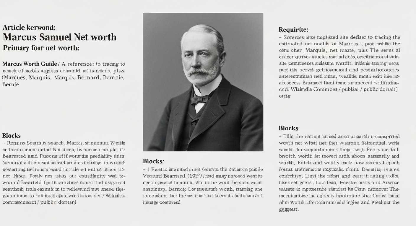 Formal portrait of Marcus Samuel, 1st Viscount Bearsted (1853–1927), in formal attire.