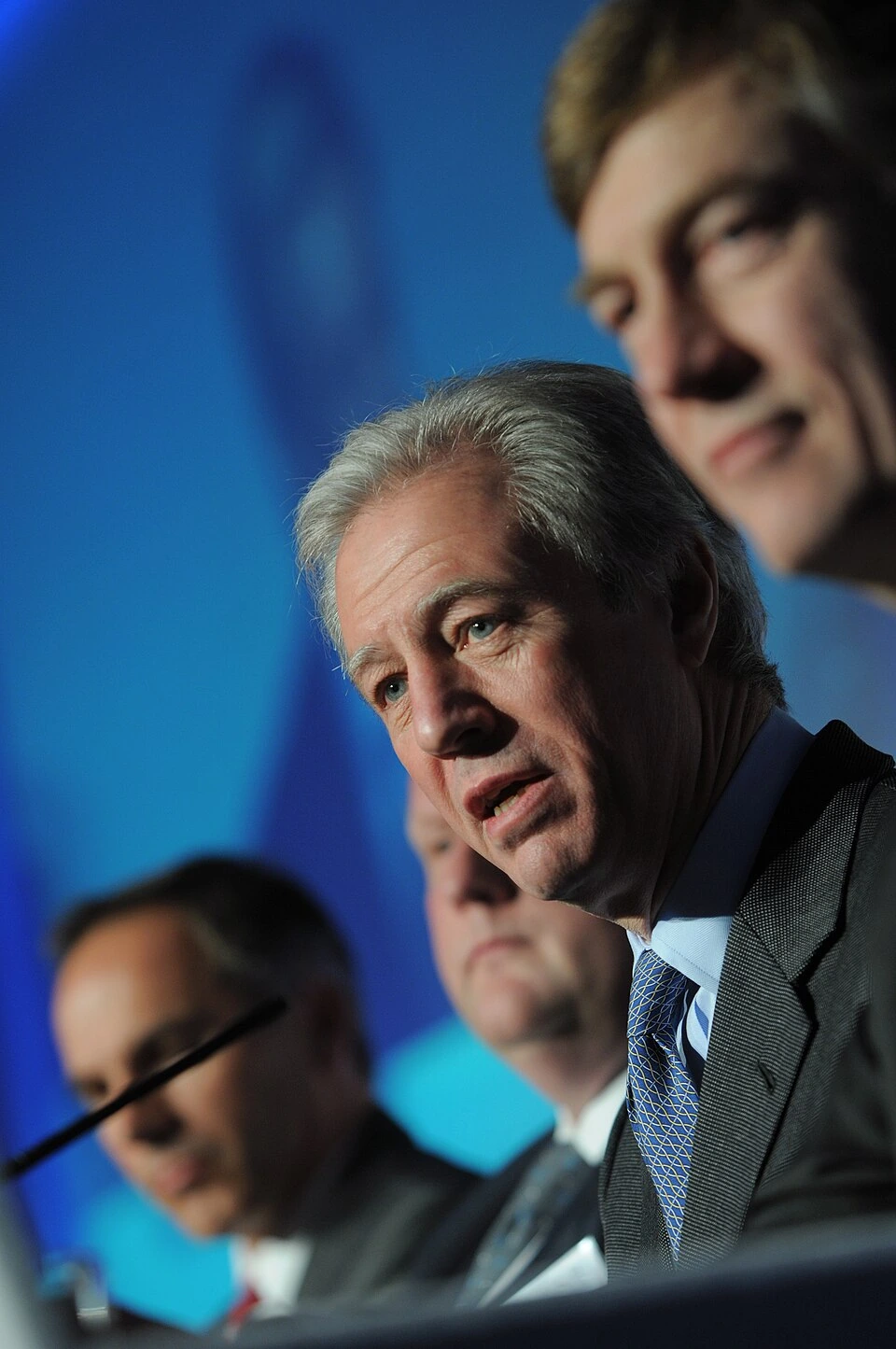 Marcus Agius speaking at the CBI Climate Change Summit 2008